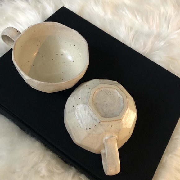 Neutral Tan Expresso Mugs - Picture 3 of 3